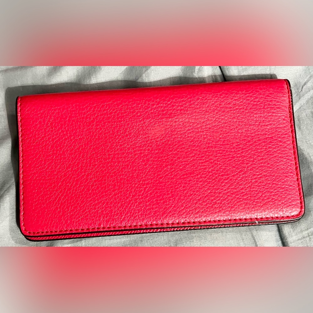 Coach Hot Pink Checkbook Cover